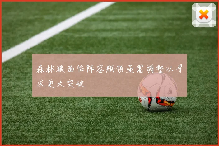 森林狼面临阵容瓶颈亟需调整以寻求更大突破